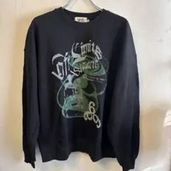 SLOW ACID ブラック スウェット M
