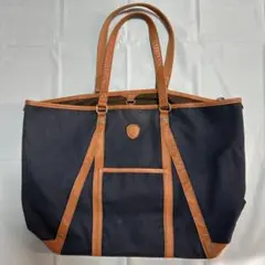 TAKEO KIKUCHI ネイビー トートバッグ