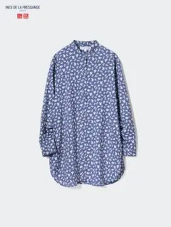 UNIQLO × INES ユニクロイネス　コットンシルクシャツ　チュニック