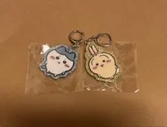 ちいかわ ハチワレ うさぎ　ラメアクリルキーホルダー