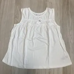 【新品】GAP KIDS ノースリーブタンクトップ XXL 160cm ホワイト
