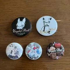 クリスタルボール 缶バッジ　5個セットのサムネイル