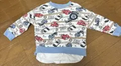 トミカ　裏毛　長袖トレーナー　90センチ