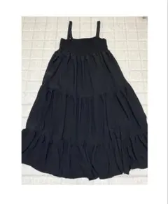 Dazy SHEIN ロングキャミワンピース 黒 XL