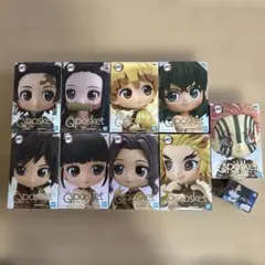 鬼滅の刃Qposket キューポスケット　セピアカラー9体セット　おまけ付き