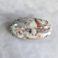 ジャスパー　メノウ　天然石　アゲート　帯留　骨董　ゆ4　着物　和装　浴衣　骨董