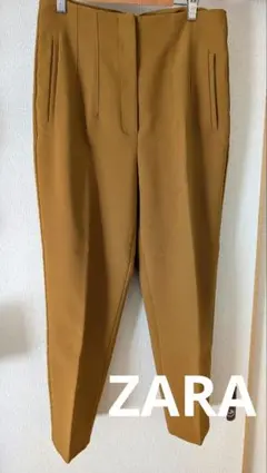 ZARA　タックパンツＬ　センタープレス