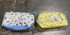 新品未使用 ピーターラビット ぷちポーチ 2色セット 小物入れ タグ付き　m4f