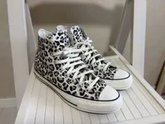 Converse ヒョウ柄 ハイカットスニーカー