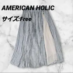 AMERICAN HOLIC 花柄プリーツスカート フリーサイズ