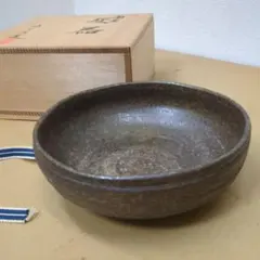 灰器　茶道具　陶器　茶道　器　鉢　平鉢　木箱　お点前