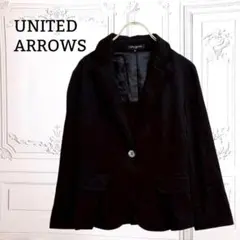 ユナイテッドアローズ》テーラード ジャケット【M〜L】ブラック/黒 仕事 日本製