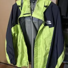 THE NORTH FACE フード付きジャケット ライムグリーン/ブラック