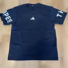 adidas スリーストライプ　黒 Tシャツ Mサイズ