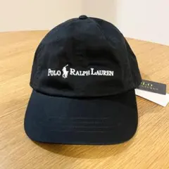 新品完売】ロンハーマン POLO SPORT ブラック ベースボールキャップ