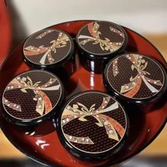 鹿野漆器 スズラン装飾の八角形重箱 - メルカリ