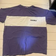 COLZA FEASIBLE ロゴTシャツ パープルM