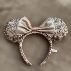 ミッキー耳スパンコールカチューシャ