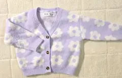 SHEIN 花柄カーディガン 9-12M