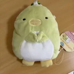 希少レア　すみっコぐらし2014 ぬいぐるみマルチポーチ　ぺんぎん？
