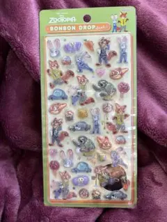 【正規品】ボンボンドロップシール　ズートピア