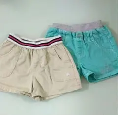 短パン　120-130㌢　2枚　女の子　ショートパンツ