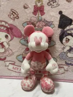 ディズニー ミッキー 桜 ぬいぐるみバッジのサムネイル