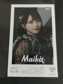 =LOVE 佐々木舞香 ミニフォトvol.10 レア 黒衣装