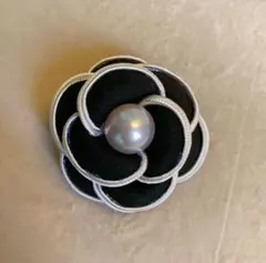 1388コサージュ ピンブローチ ツイード 結婚式 入学式 上品 高見え 新品