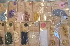 シーリングワックスセットとスタンプ全15点