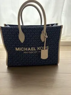 MICHAEL KORS ネイビー ハンドバッグ