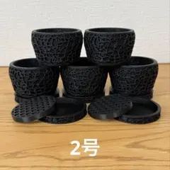 3Dプリンター鉢 メッシュ 2号 受け皿 5個セット TR0222gu5set