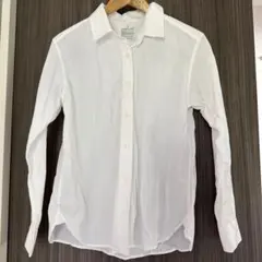 MUJI 無印良品 長袖シャツ ホワイト Mサイズのサムネイル