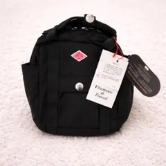 未使用　DANTON ミニトート　ポーチ　ショルダー　ポシェット　ブラック