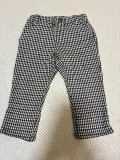 チェック柄パンツ