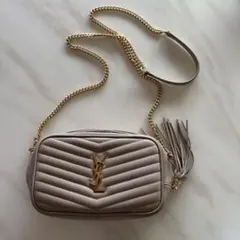 YSL ベージュ キルティング ショルダーバッグのサムネイル