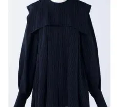 ENFOLD STRIPE PLEATS PULLOVERのサムネイル