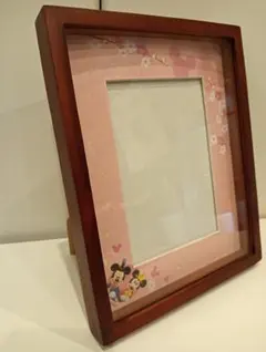 ✱ひな祭り桜春模様✱Mickey＆Minnieディズニー木製フォトフレーム