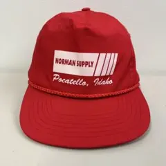 90s NORMAN SUPPLY 企業ロゴ ヴィンテージキャップ