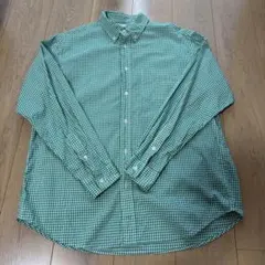 coen 長袖シャツ　チェック　L