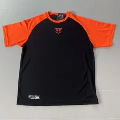 Under Armour Tシャツ MBB8733 ブラック/オレンジ SM