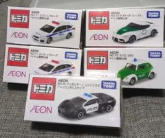 岡*ん様 トミカ AEON パトカー 海外警察仕様　9台セットのサムネイル