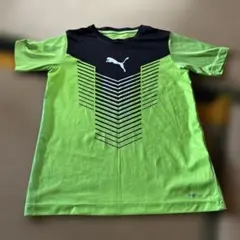 PUMA サッカーシャツ グリーン ブラック 150