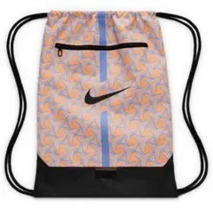 新品 ✔︎︎︎︎ NIKE ナップザック 幾何学模様 オレンジ系 18L 体操着袋のサムネイル