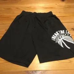バスケットボールデザイン 半ズボン 黒