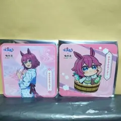 ウマ娘　シンデレラグレイ　極楽湯 サクラチヨノオー コースター セット