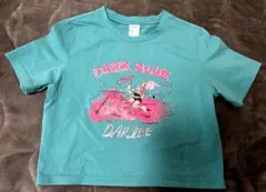 プリントショート丈Tシャツ　150cm