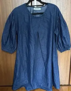 AS KNOW AS plus ネイビー ワンピース