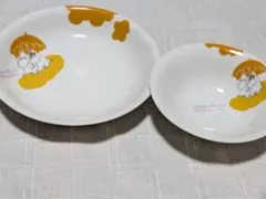 ムーミン 大皿と小皿のセット リトルミイ スナフキン