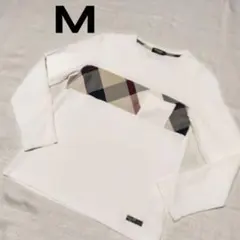 マ*ス様 ブラックレーベルクレストブリッジ　長袖　Tシャツ 白　M